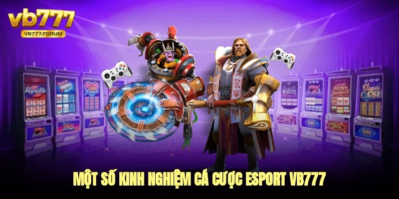 Một số kinh nghiệm cá cược esport vb777