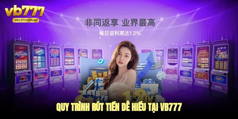 Quy trình rút tiền dễ hiểu tại vb777